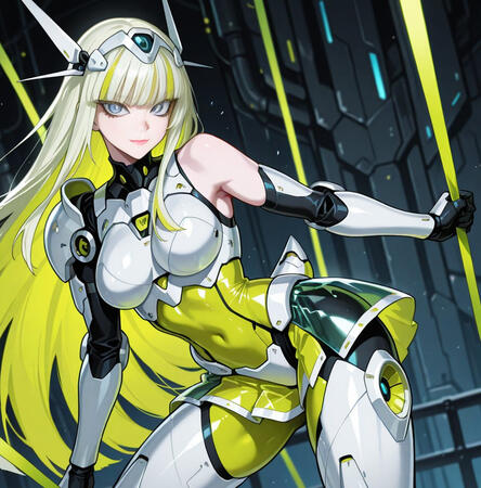 擬人化: GROM ライムイエロー